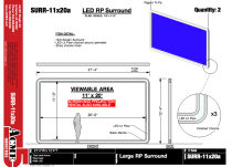 LED RP Surround 11x20