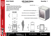 LED Trade Podium